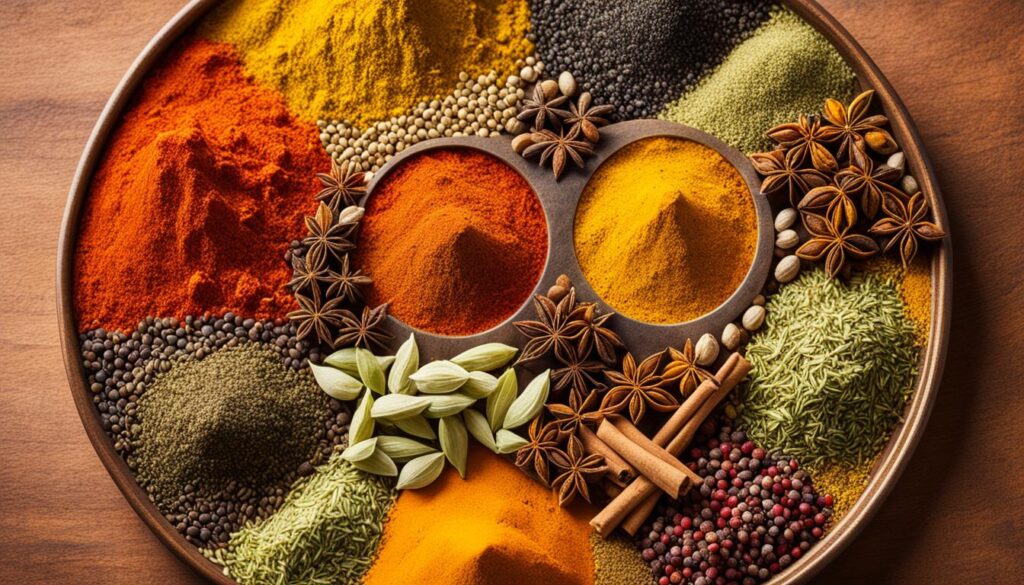 spices for pollaste dish