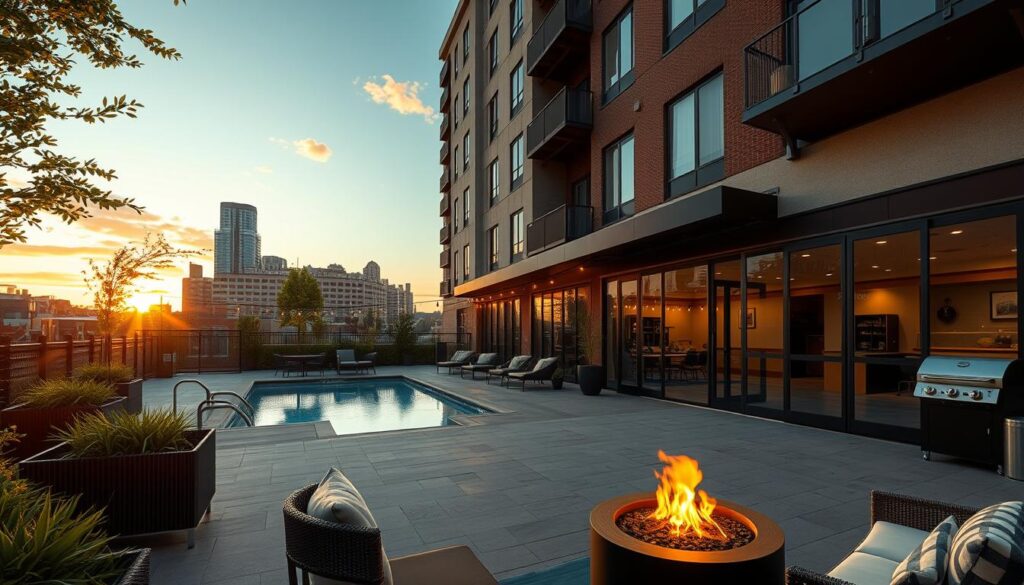 Amenities in small apartment complexes