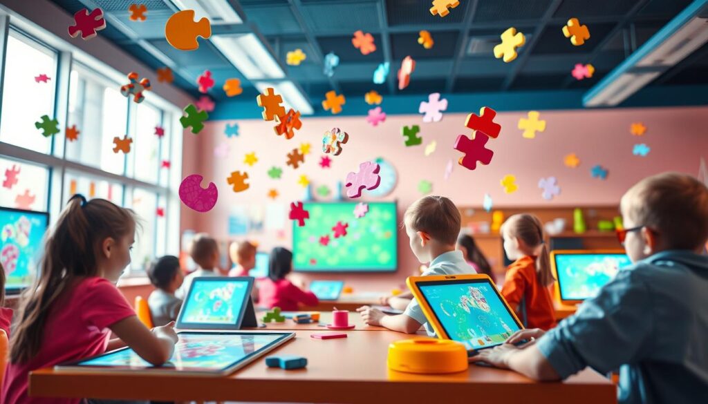 Educational games enhancing cognitive skills