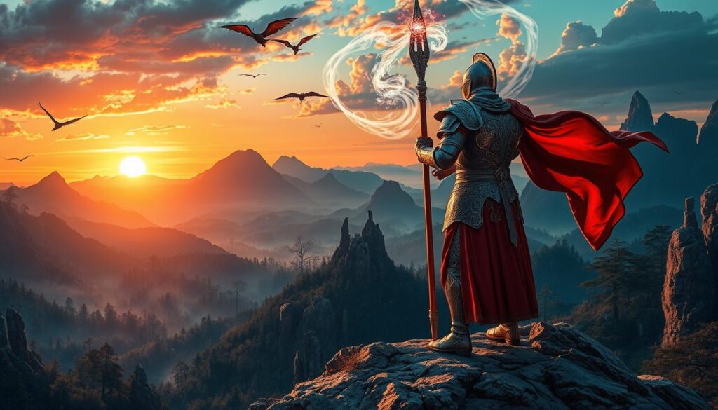 Spear Knight in epic fantasy worldbuilding