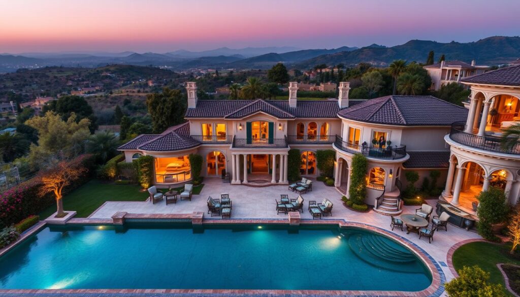 Tucker Carlson wife's fortune real estate