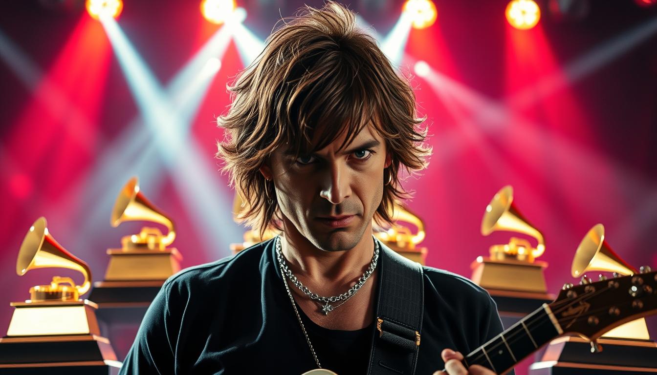 half of a 1990s 2000s rock duo with six grammys