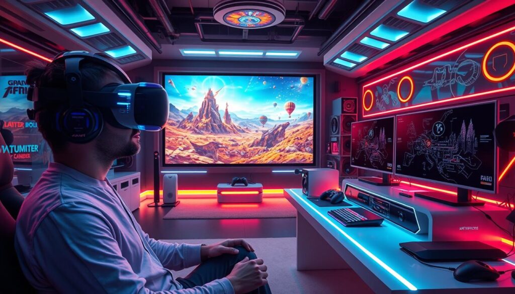 virtual reality gaming on TEX9